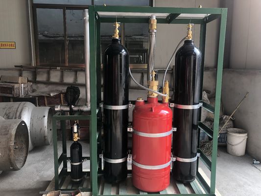 গুণমান  90Ltr 120Ltr 245Ltr Piston Flow Type Clean Agent Fire Suppression System FM200 কারখানা