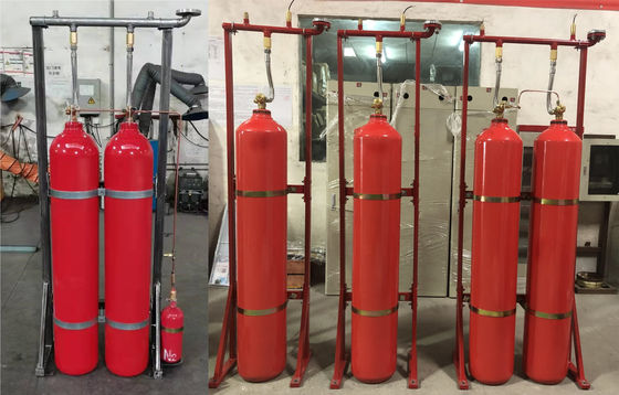 গুণমান  70Ltr Carbon Dioxide Fire Extinguishing Systems CO2 Automatic Fire Extinguisher 5.7MPa কারখানা