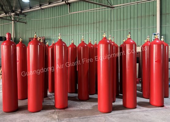 গুণমান  150-300 Bar Inert Gas Fire Suppression System Cylinder Manufacturer কারখানা