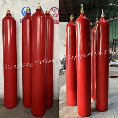 গুণমান  Inert Gas Argon IG55 IG100 IG541 Fire Extinguishing System Cylinder কারখানা