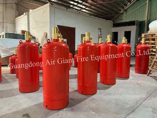 গুণমান  FM200 Fire Suppression System Cylinder Without Residue For Library কারখানা