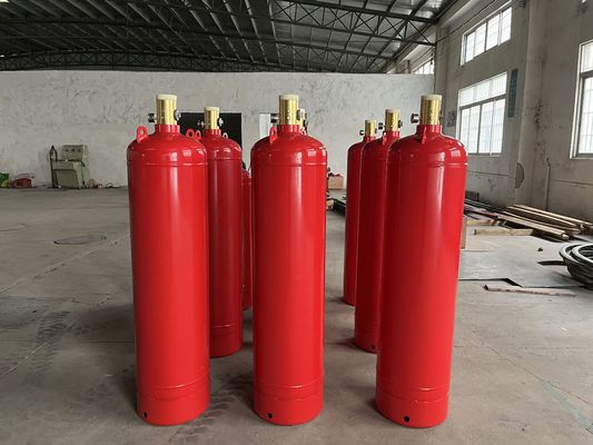 4.2MPa কার্বন ইস্পাত FM200 স্বয়ংক্রিয় অগ্নি নির্বাপক 120L 150L 180L