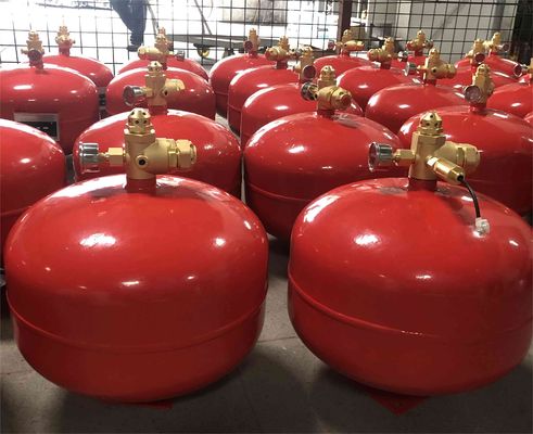 ব্যাটারি রুমের জন্য অবশিষ্টাংশ ছাড়া 1.6Mpa FM 200 এক্সটিংগুইশিং সিস্টেম সিলিন্ডার