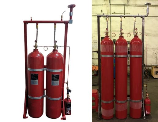 80Ltr IG541 নিষ্ক্রিয় গ্যাস ফায়ার সাপ্রেশন সিস্টেম স্প্রে করার সময় 120