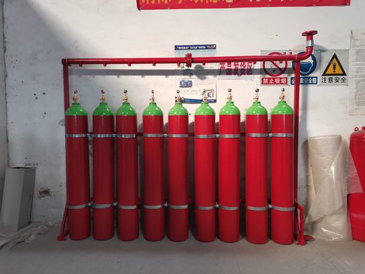 Inergen IG541 নিষ্ক্রিয় গ্যাস ফায়ার সাপ্রেশন সিস্টেম আবদ্ধ বন্যা