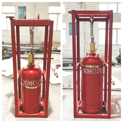 40L 70L 100L Novec 1230 সিস্টেম পোর্টেবল ফায়ার এক্সটিংগুইশার DC 24V 1.6A