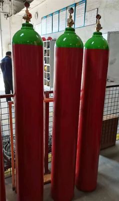50% নাইট্রোজেন 50% Argon Inergen IG 541 সিলিন্ডার বৈদ্যুতিক স্বয়ংক্রিয়