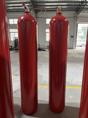 লাইব্রেরিতে 12.4MPa Co2 সিস্টেম ফায়ার ফাইটিং CO2 সিলিন্ডার 70Ltr