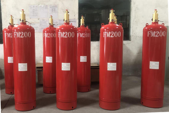 HFC227ea ফায়ার সাপ্রেশন সিস্টেম এফএম 200 সিলিন্ডার ইন অ্যানেকোইক চেম্বার OEM ODM