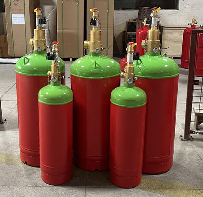 টেলিকমিউনিকেশন রুমে 2.5Mpa FM 200 সিলিন্ডার HFC 227ea ফায়ার সাপ্রেশন সিস্টেম