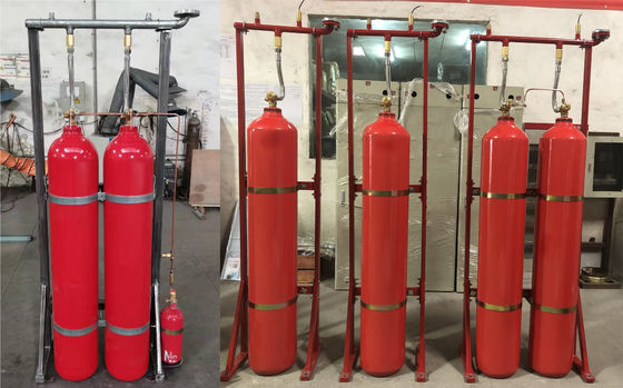 CO2 ফায়ার সাপ্রেশন সিস্টেম 70Ltr ফিক্সড Co2 এক্সটিংগুইশিং সিস্টেম 42kg