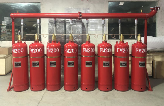 স্টোরেজ রুমের জন্য দূষণ ছাড়াই Fm200 গ্যাস সিস্টেম