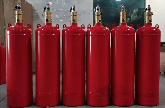 Novec1230 নাইট্রোজেন গ্যাস সিলিন্ডার 4.2MPa স্টোরেজ রুমে দূষণ ছাড়াই