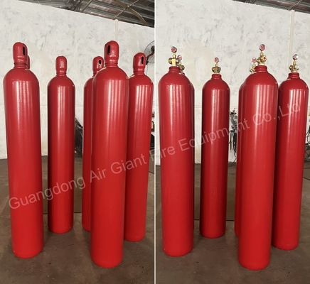আর্গন IG55 ইনার্ট গ্যাস অগ্নি নির্বাপক সিস্টেম ফ্লেম ডিটেকশন সহ 200-300 বার 10-50°C