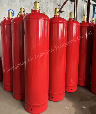 দূষণবিহীন HFC227ea অগ্নি নির্বাপক সিস্টেম কাস্টমাইজড সিলিন্ডার