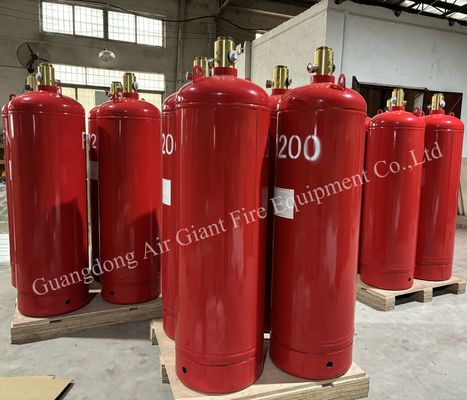 FM200 অগ্নি নির্বাপক সিস্টেম ছাড়াই অবশিষ্টাংশ কাস্টমাইজড সিলিন্ডার