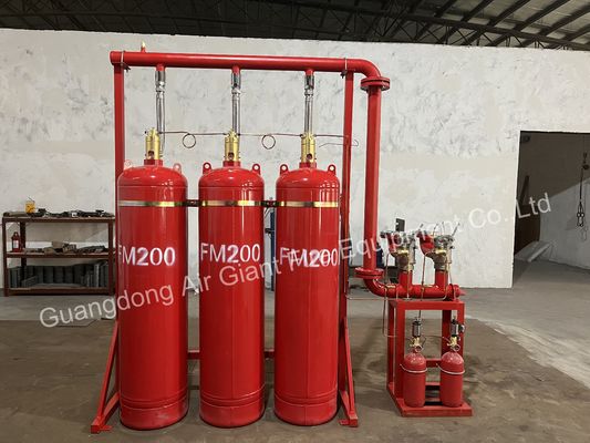 জাদুঘরের জন্য অবশিষ্টাংশ ছাড়াই বন্যা FM200 আগুন নিবারণ সিস্টেম