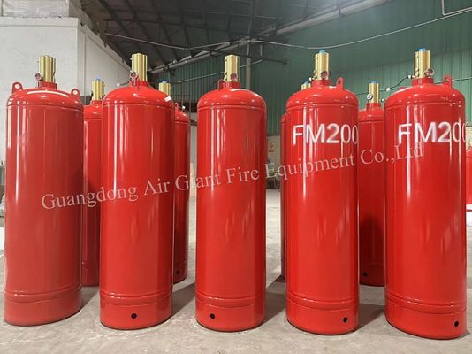 পাওয়ার রুমের জন্য দূষণ ছাড়াই উচ্চমানের এফএম২০০ অগ্নিনির্বাপক সিস্টেমের জন্য সিলিন্ডার