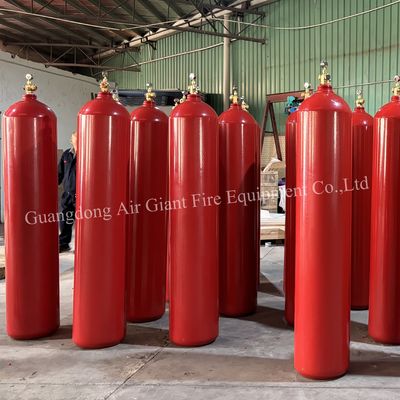 কাস্টমাইজড 84/140L আর্গোনাইট IG55 ইনার্ট গ্যাস ফায়ার দমন সিস্টেম সিলিন্ডার