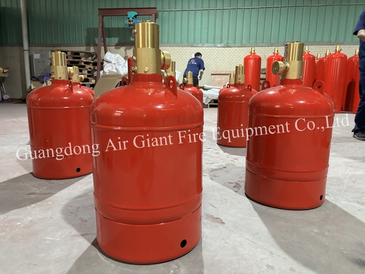 লাইব্রেরির জন্য দূষণমুক্ত FM200 অগ্নি নির্বাপক সিস্টেমের জন্য সিলিন্ডার