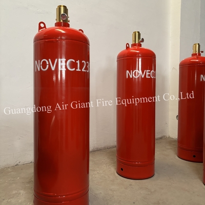 টেলিকম ফায়ার সাপ্রেশনের জন্য 4.2MPa Novec 1230 গ্যাস সিলিন্ডার