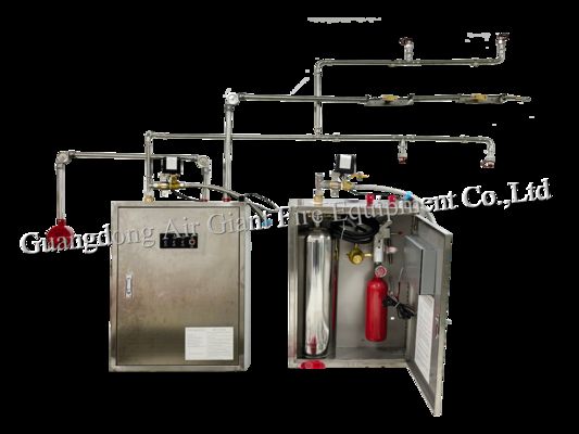 খাওয়ানো তেলের আগুনের জন্য বাণিজ্যিক রান্নাঘরের অগ্নি নির্বাপক সিস্টেম