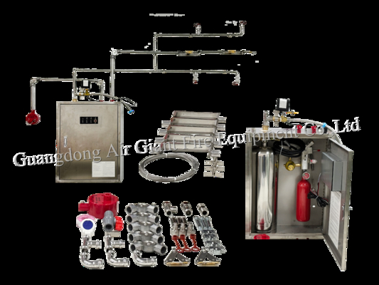 এক সিলিন্ডার স্বয়ংক্রিয় রান্নাঘরের অগ্নি নির্বাপণ ব্যবস্থা