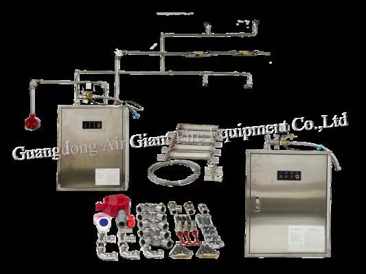 রান্নাঘরের হুড ভেজা রাসায়নিক অগ্নি নির্বাপক স্বয়ংক্রিয় ব্যবস্থা