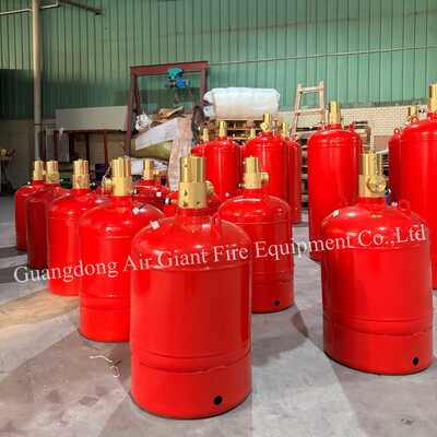 Enclosed Flooding FM200 Fire Extinguishing System Cylinder Without Pollution For Museum
